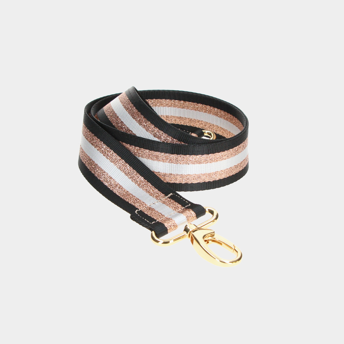 ELEGA Textilní popruh Sailor černá/měděná