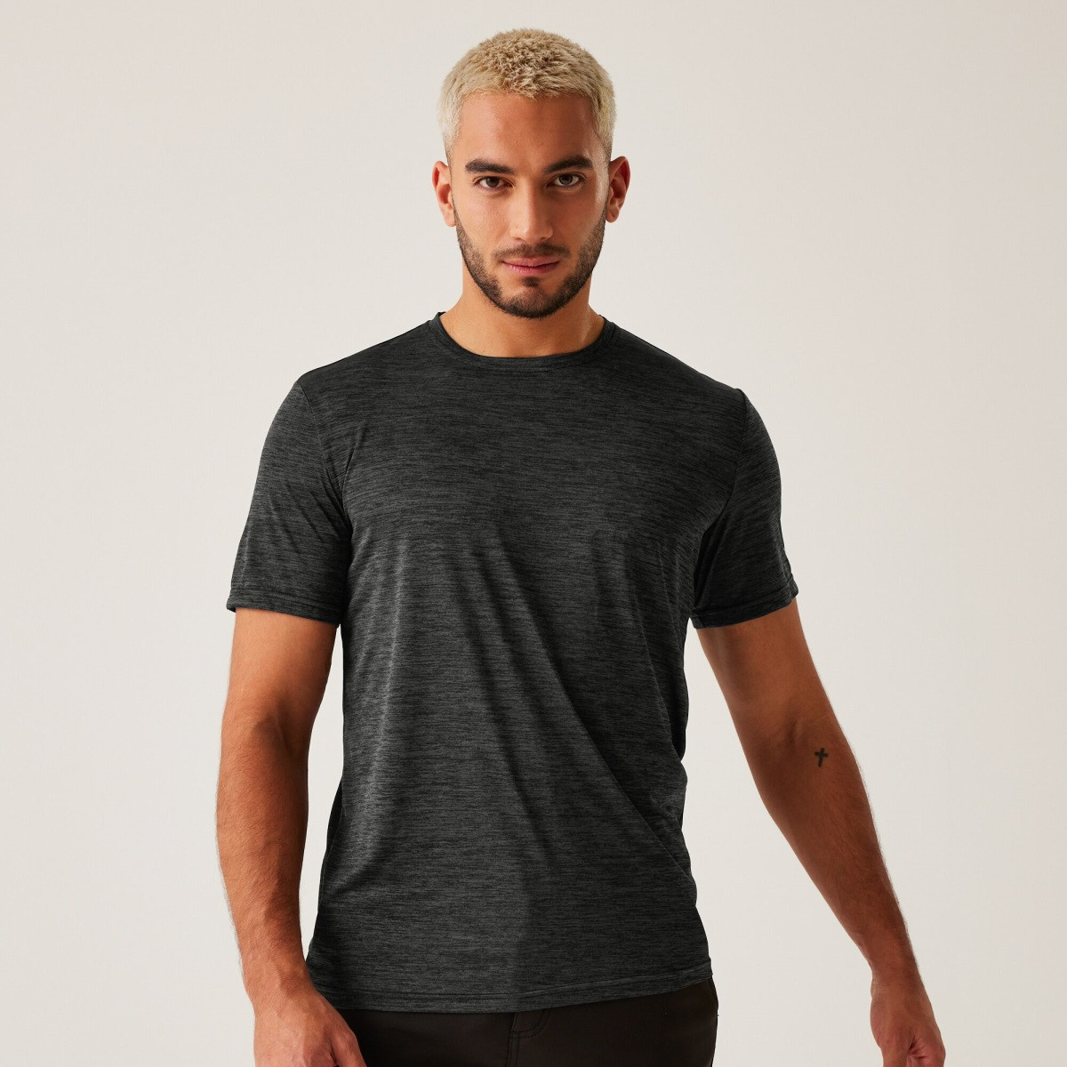 Pánské tričko regatta fingal editon tmavě šedá m