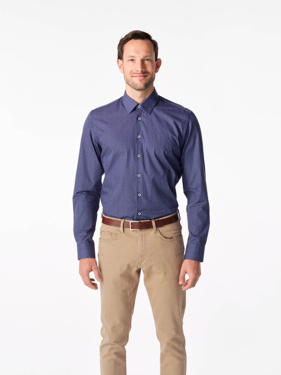 Pánská elegantní košile cityzen norman tmavě modrá 40