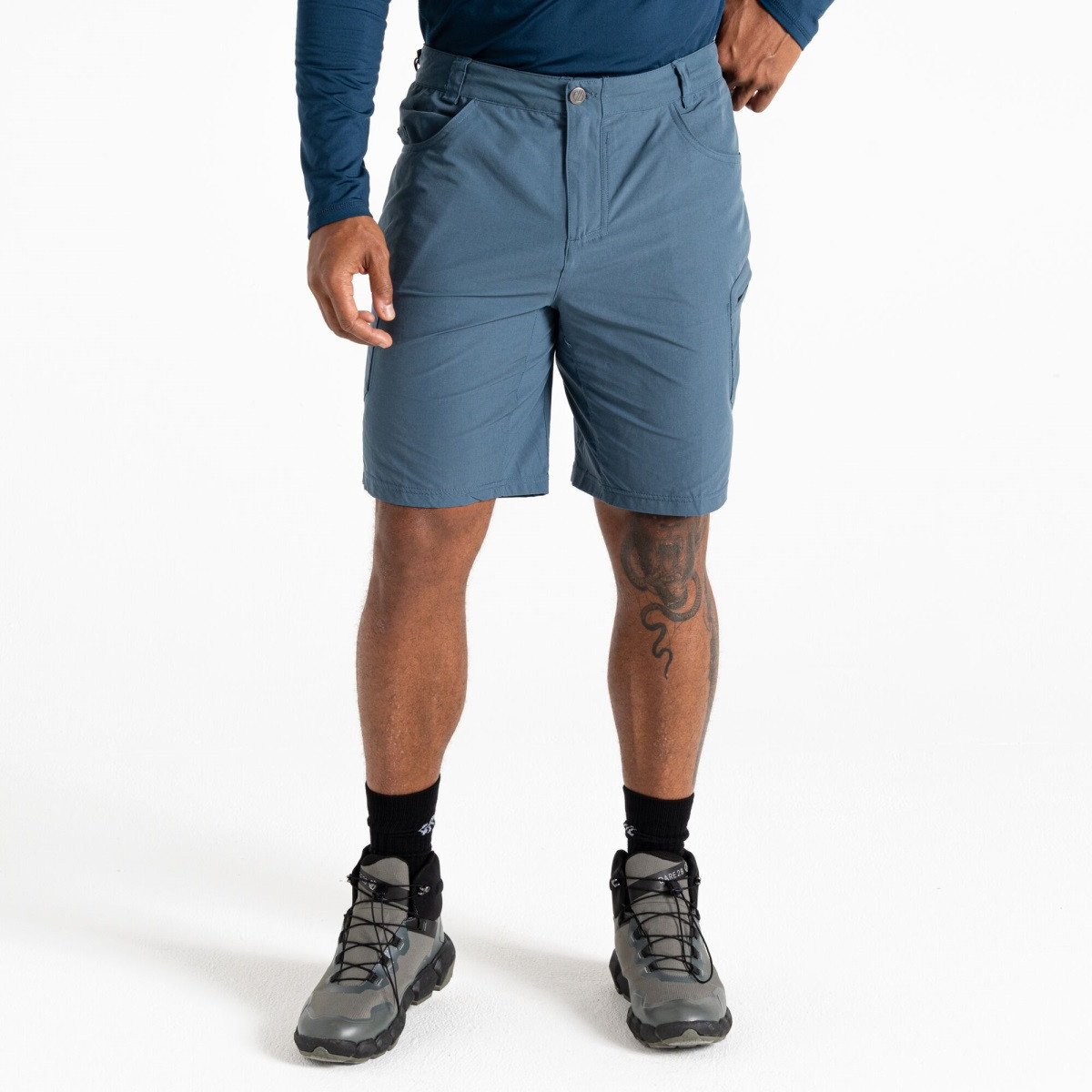Pánské outdoorové kraťasy dare2b tuned in ii modrošedá m