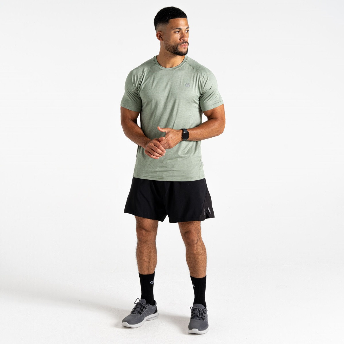 Pánské funkční tričko dare2b persist světle zelená s