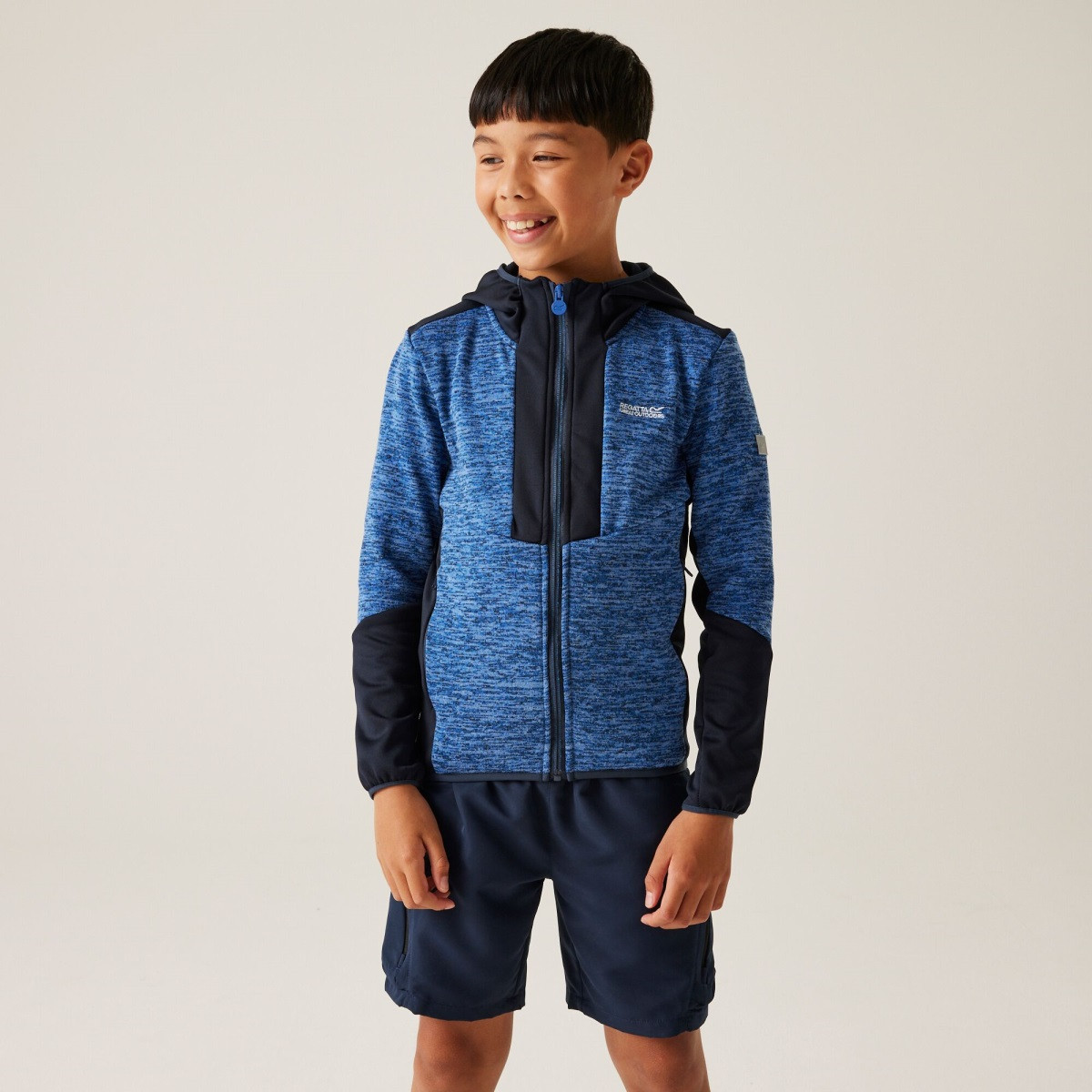 Dětská fleecová mikina regatta dissolver x modrá 110-116