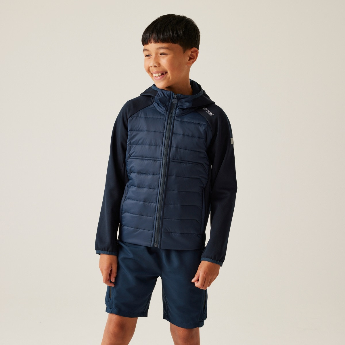 Dětská hybridní bunda regatta kielder ix tmavě modrá 98-104