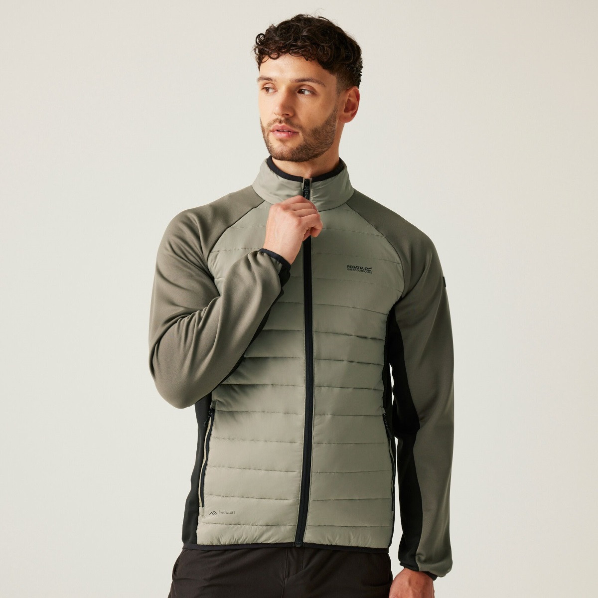 Pánská hybridní bunda regatta clumber iv béžová/černá m