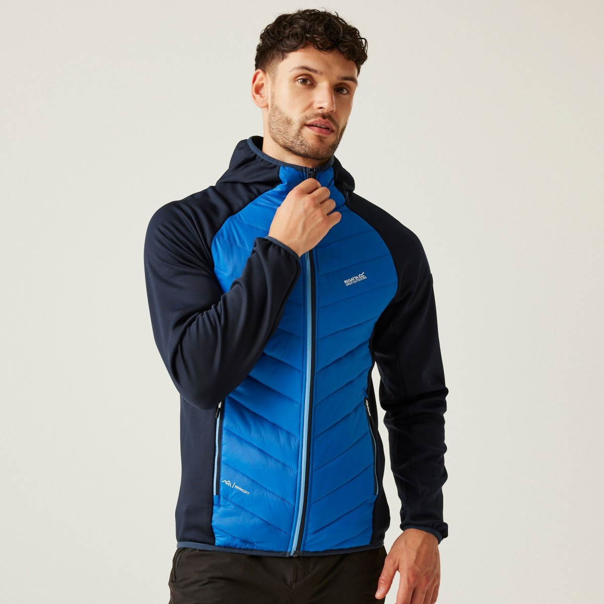 Pánská hybridní bunda regatta andreson viii modrá s