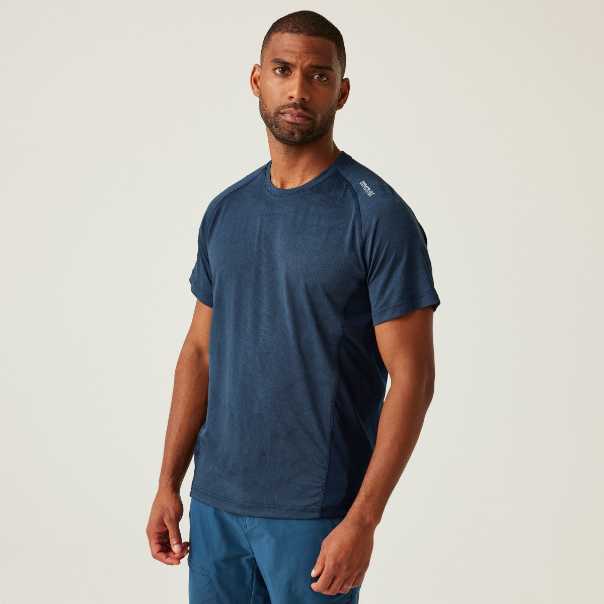 Pánské funkční tričko regatta corballis ii tmavě modrá m