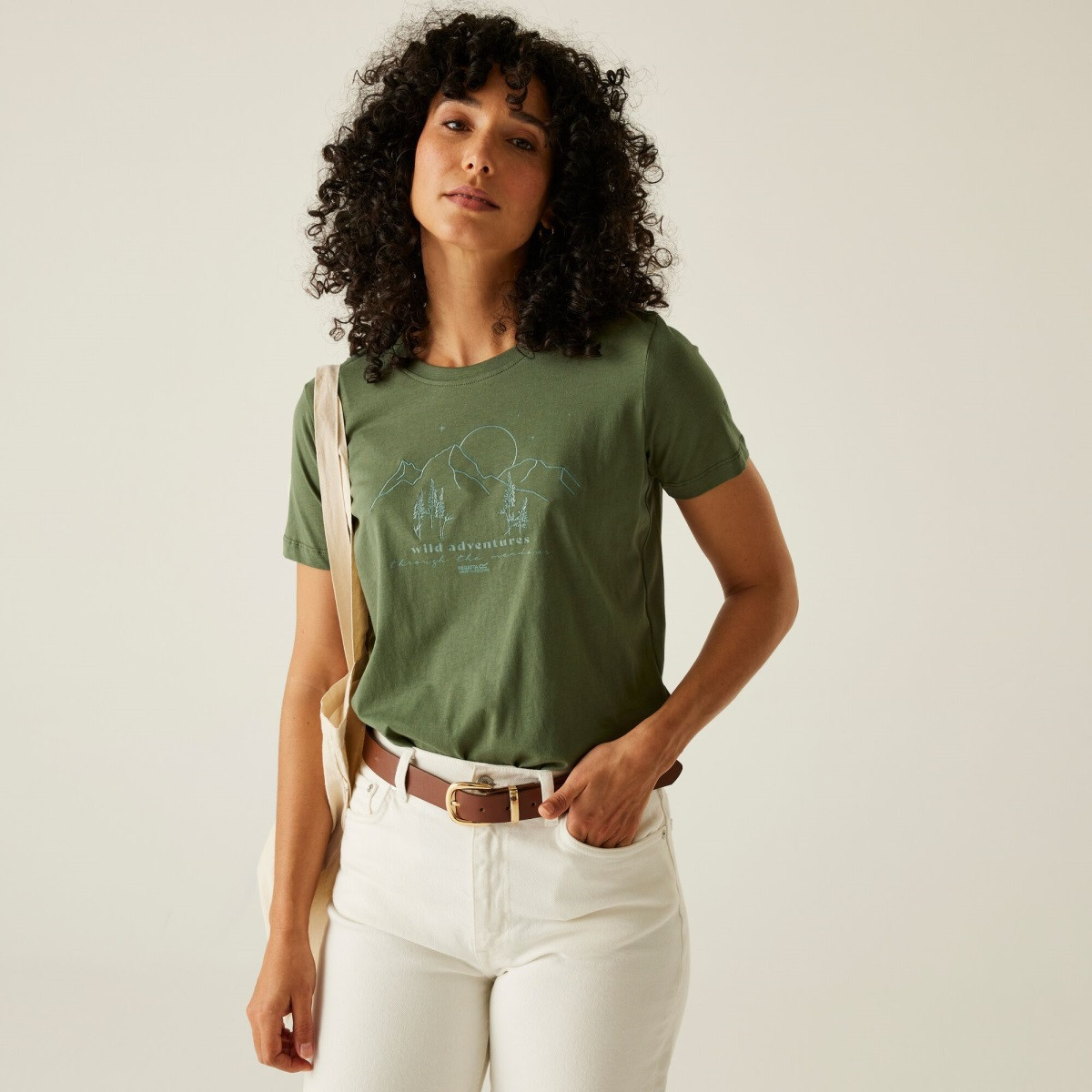 Dámské bavlněné tričko regatta filandra ix zelená 36