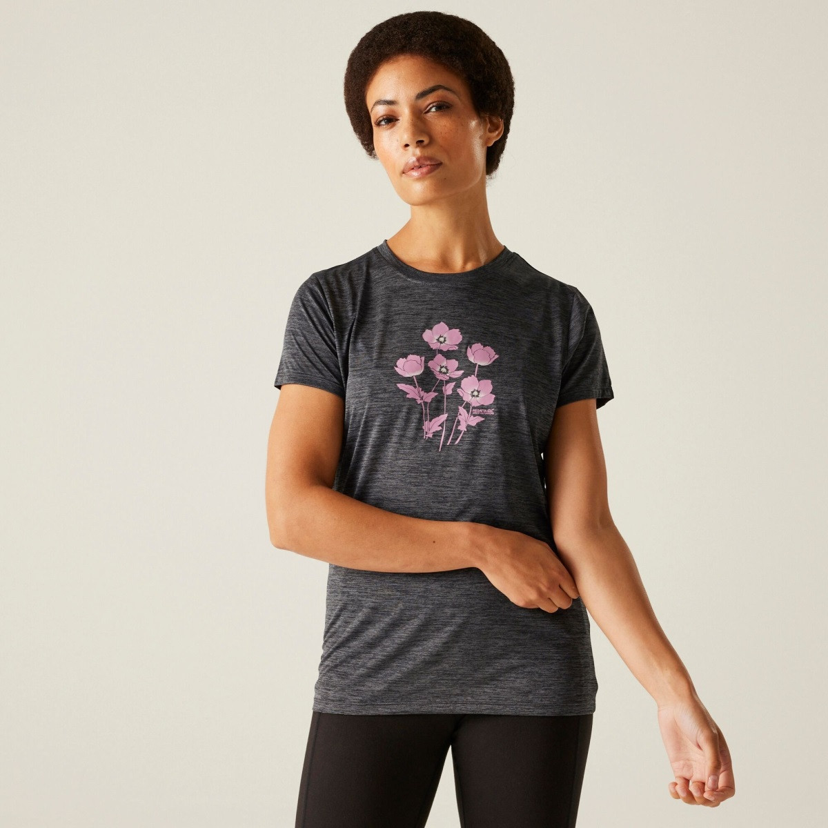 Dámské funkční tričko regatta fingal ix šedá 36