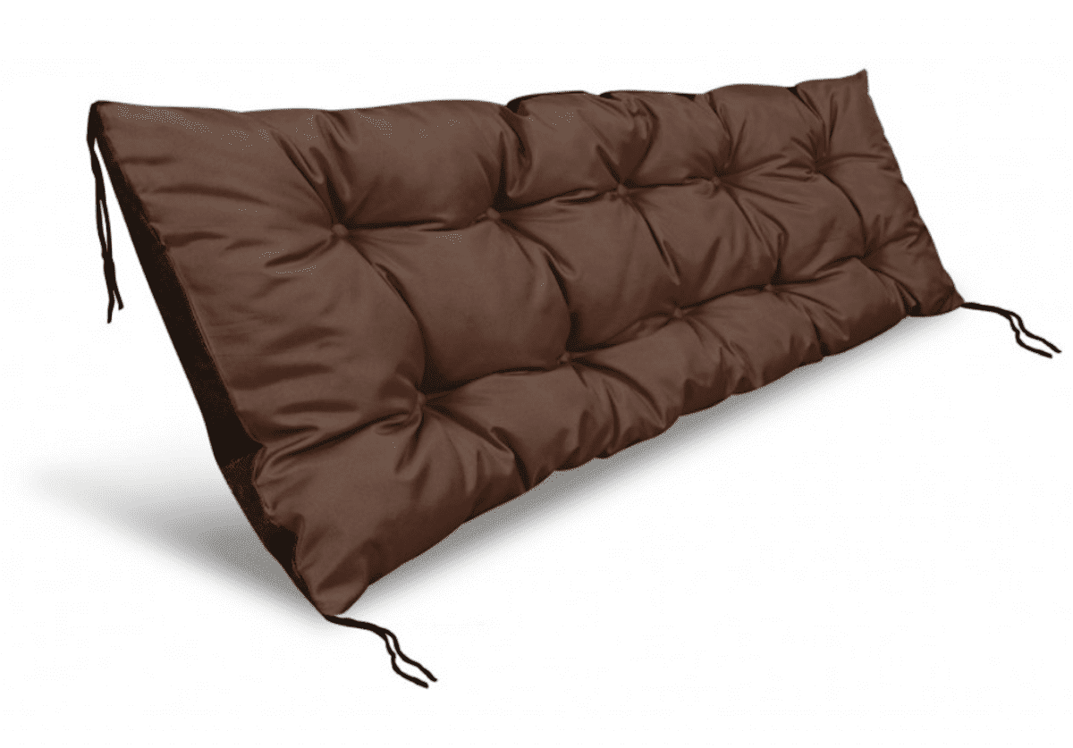 Prošívané sezení na lavici WILSON color 22 hnědá různé rozměry, polstr na zahradní lavici - sedák Mybesthome Rozměr: 120x40 cm