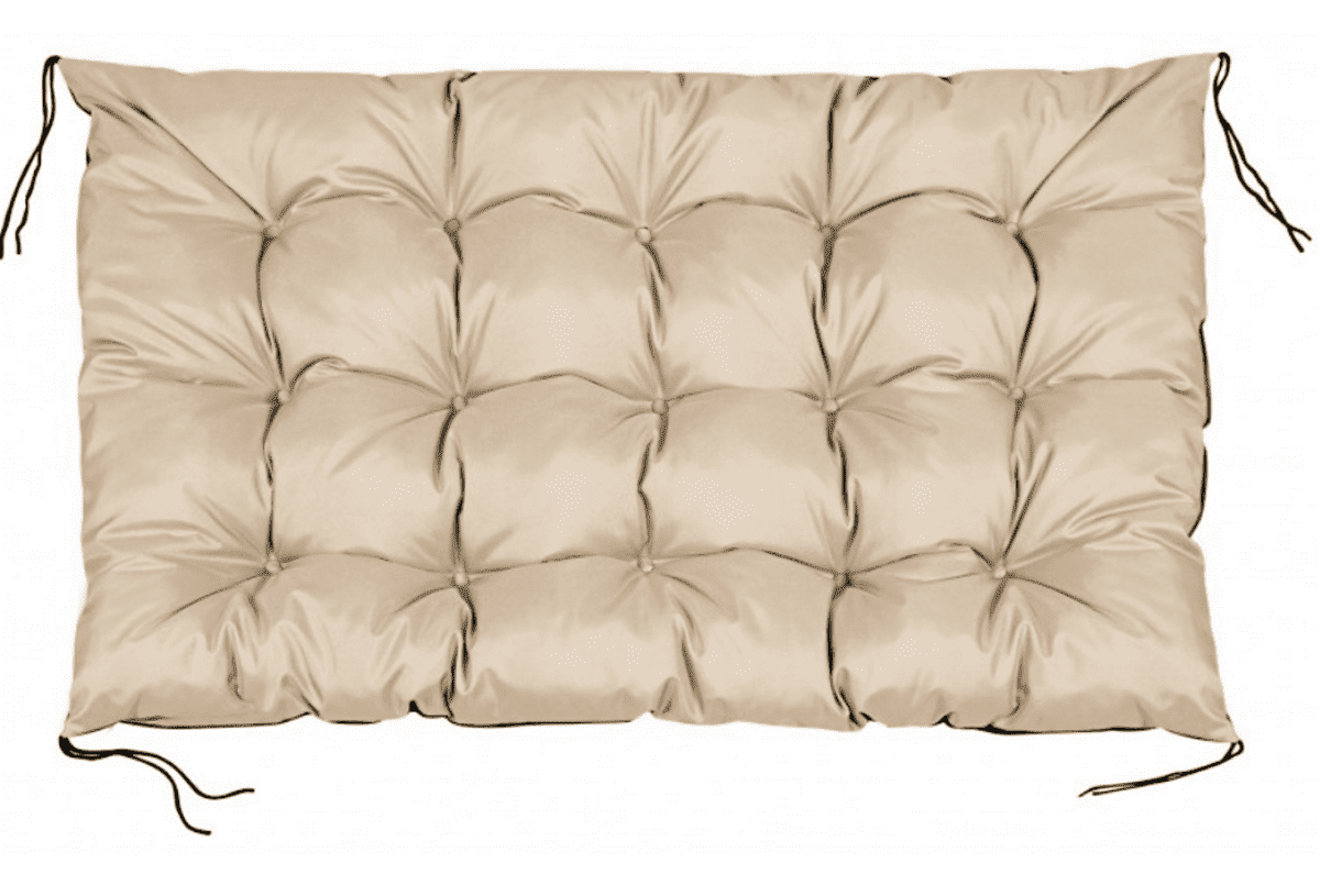 Prošívané sezení na paletu RICCO color 17 světle béžová 120x80 cm polstr na paletu - sedák Mybesthome