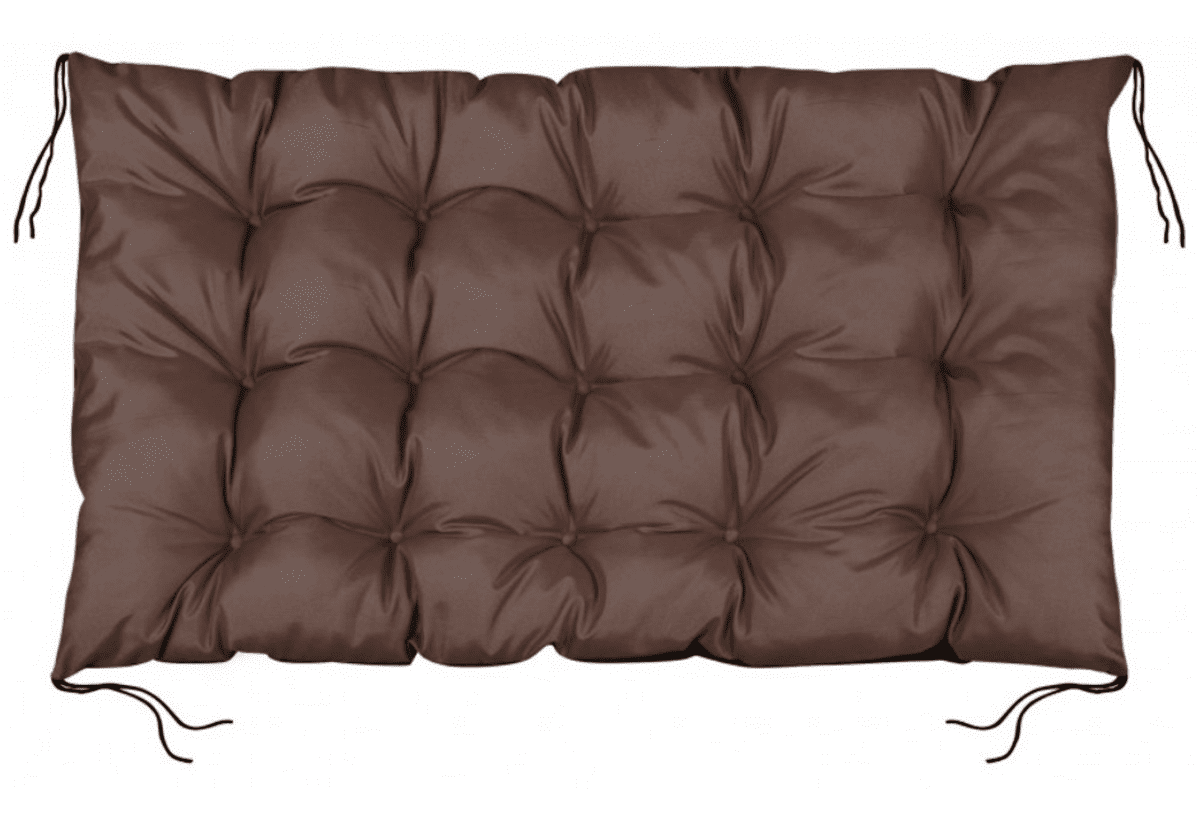 Prošívané sezení na paletu RICCO color 22 hnědá 120x80 cm polstr na paletu - sedák Mybesthome