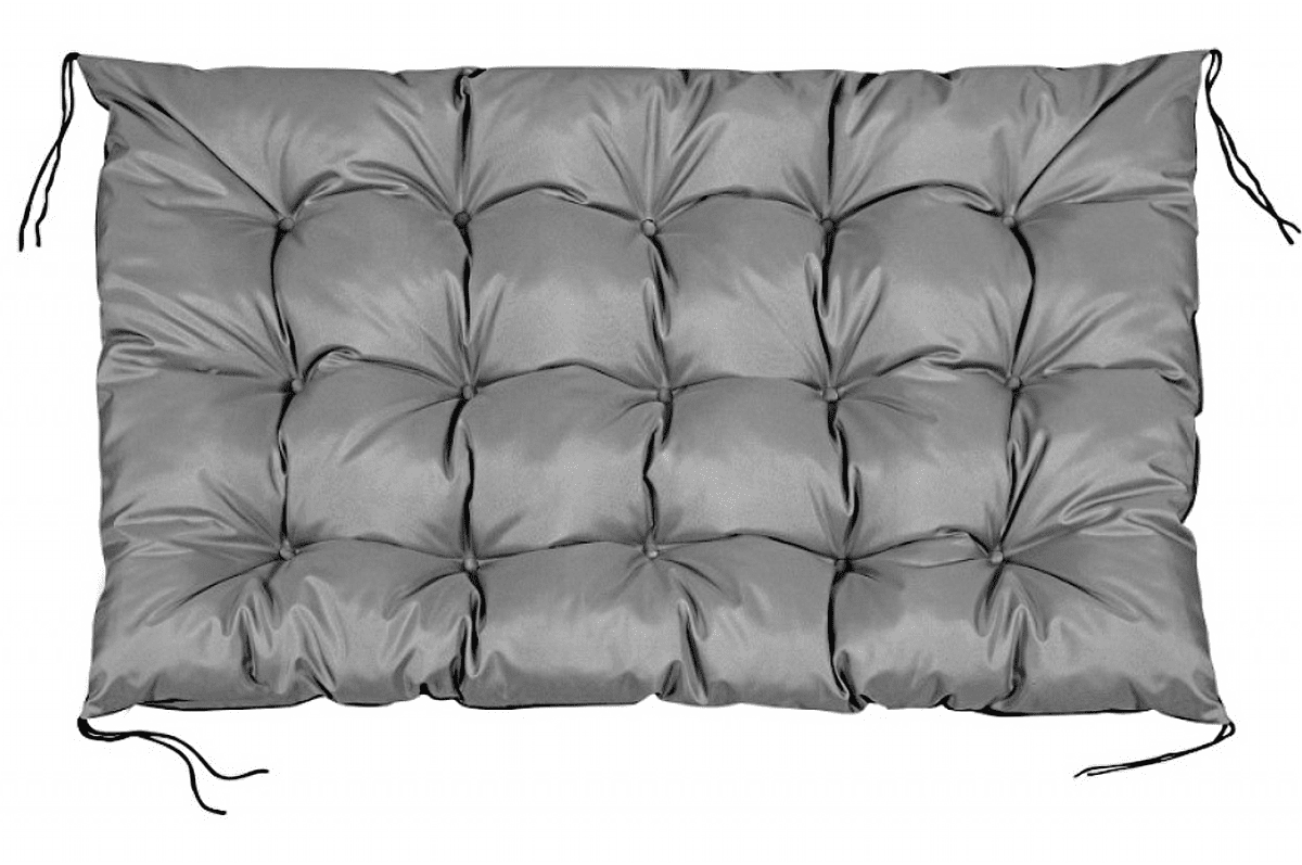 Prošívané sezení na paletu RICCO color 23 šedá 120x80 cm polstr na paletu - sedák Mybesthome