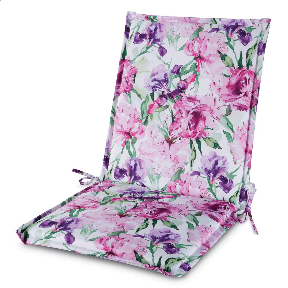 Zahradní podsedák na židli s opěrkou FLOWERS III. 45x45x90 cm Mybesthome