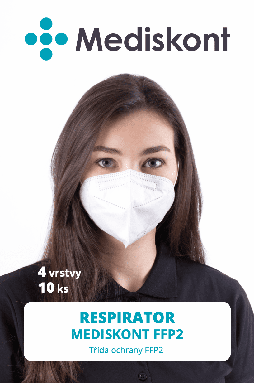 10 ks respirátorů Mediskont FFP2