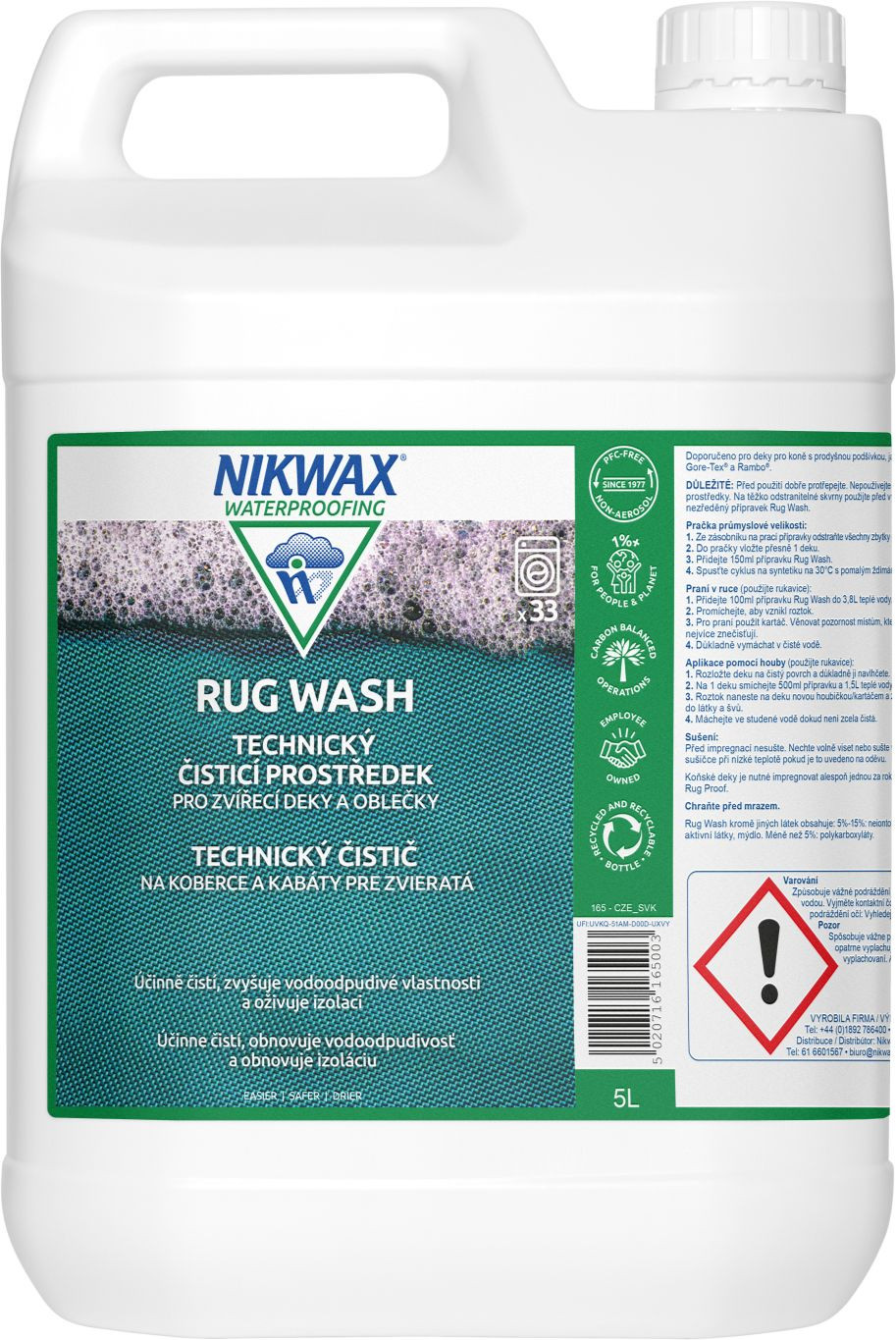 NIKWAX Rug Wash 5 litrů