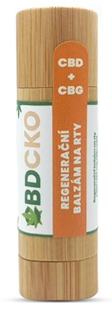 CBDCKO Regenerační balzám na rty s CBD a CBG 5 ml