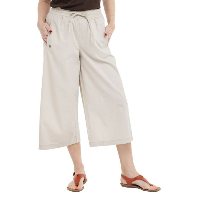 Bushman Dámské lněné kalhoty Kita, stone 38