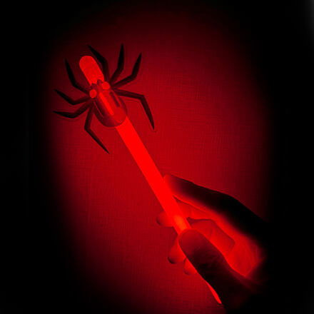 GLUMI Svítící hůlka Pavouk