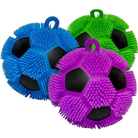 SPORTO Střapatý fotbalový míč se světlem