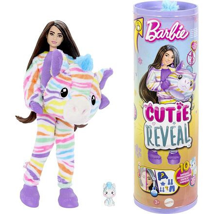 Mattel Barbie Cutie Reveal Barbie Barevné sny - Zebra