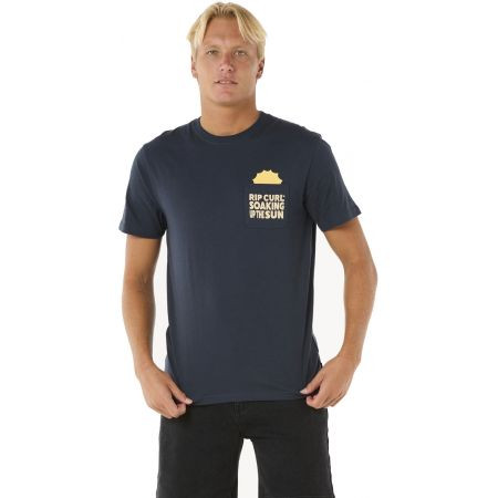 Triko Rip Curl Sun Soaker Pocket - Černá - L