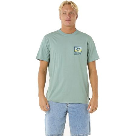 Triko Rip Curl Raw Energy Trad - Zelená - L