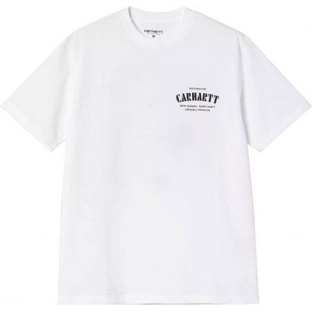 Triko Carhartt Wip Catalogue C Logo S/S - Bílá - L