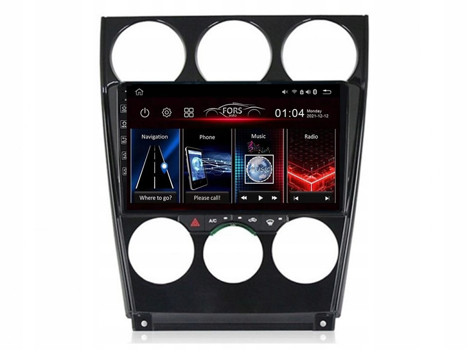 Android rádio FS2-Ultra Mazda 6 Atenza 2/32GB, CarPlay Android Auto