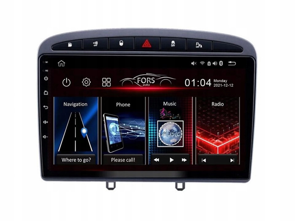 Android rádio FS2-Pro Peugeot 308 408 2/32 CarPlay Android Auto 8-core