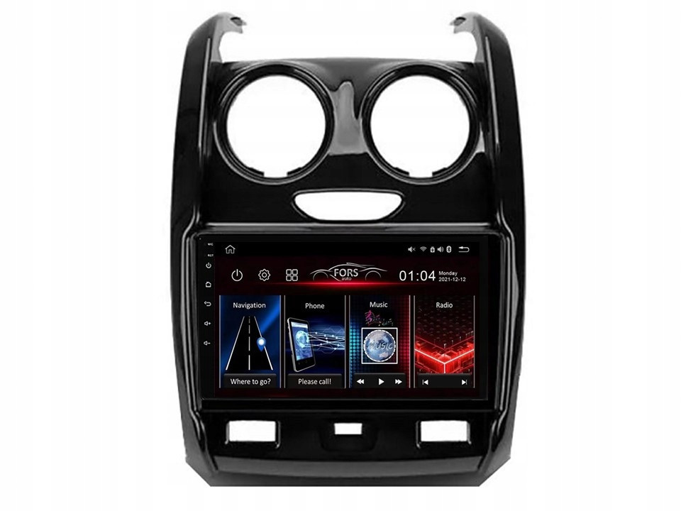 Android rádio FS2-Pro Duster 2015-2020 2/32 CarPlay Android Auto 8-core