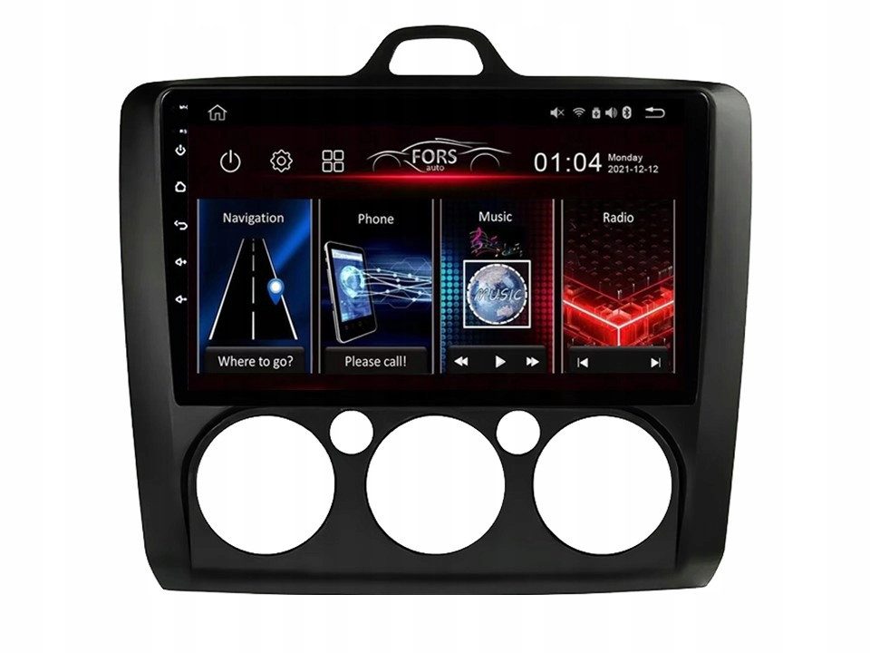 Android rádio FS1-Lite Ford Focus 2005-2011 Manuální Ac