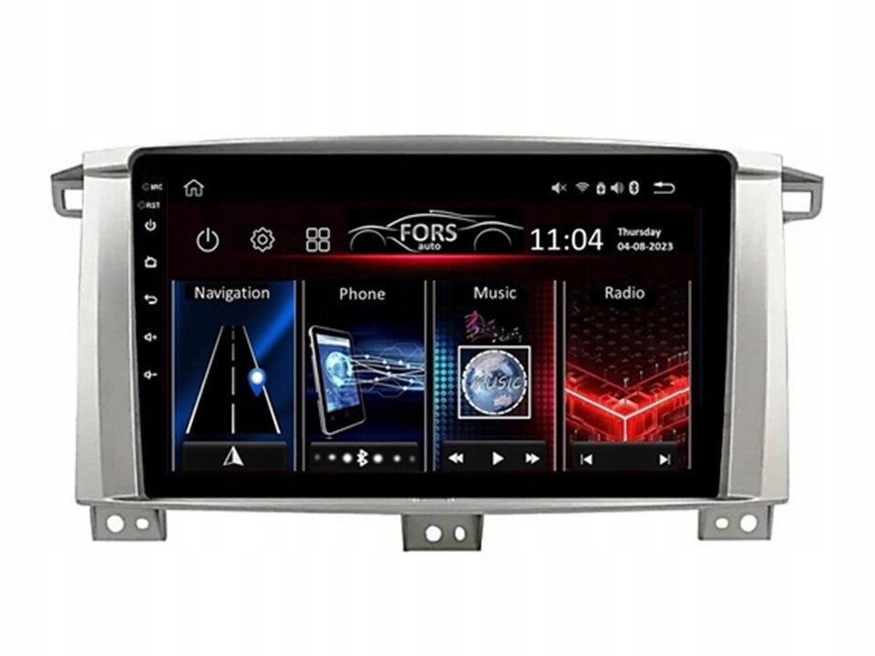 Android rádio FS1-Lite Toyota Land Cruiser 100 2003-2008