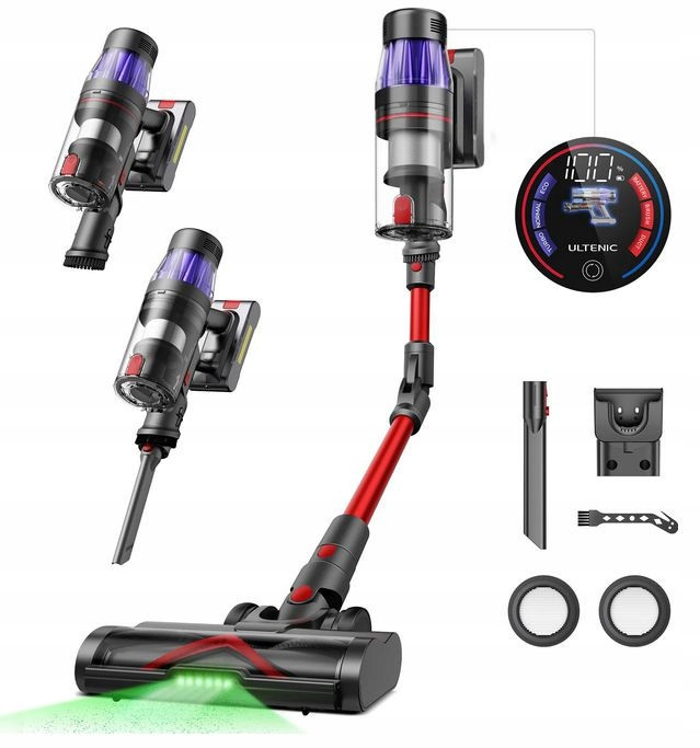 Led Eco 6v1 akumulátorový Vysavač Ultenic U16 Flex 550W 45000 Pa Strong