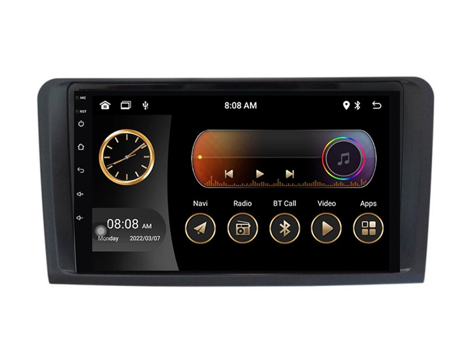 Android rádio FS4-Max Benz ML-Class (W164) 4/32 Carplay AndroidAuto 2K Dsp