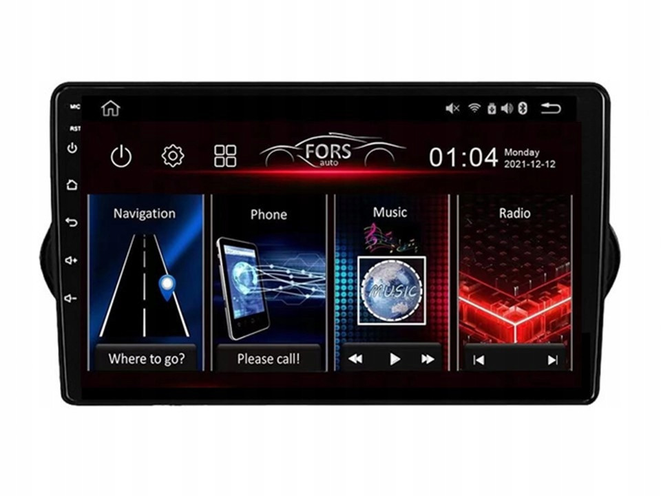Android rádio FS1-Lite Fiat Tipo/Egea 2016-2020