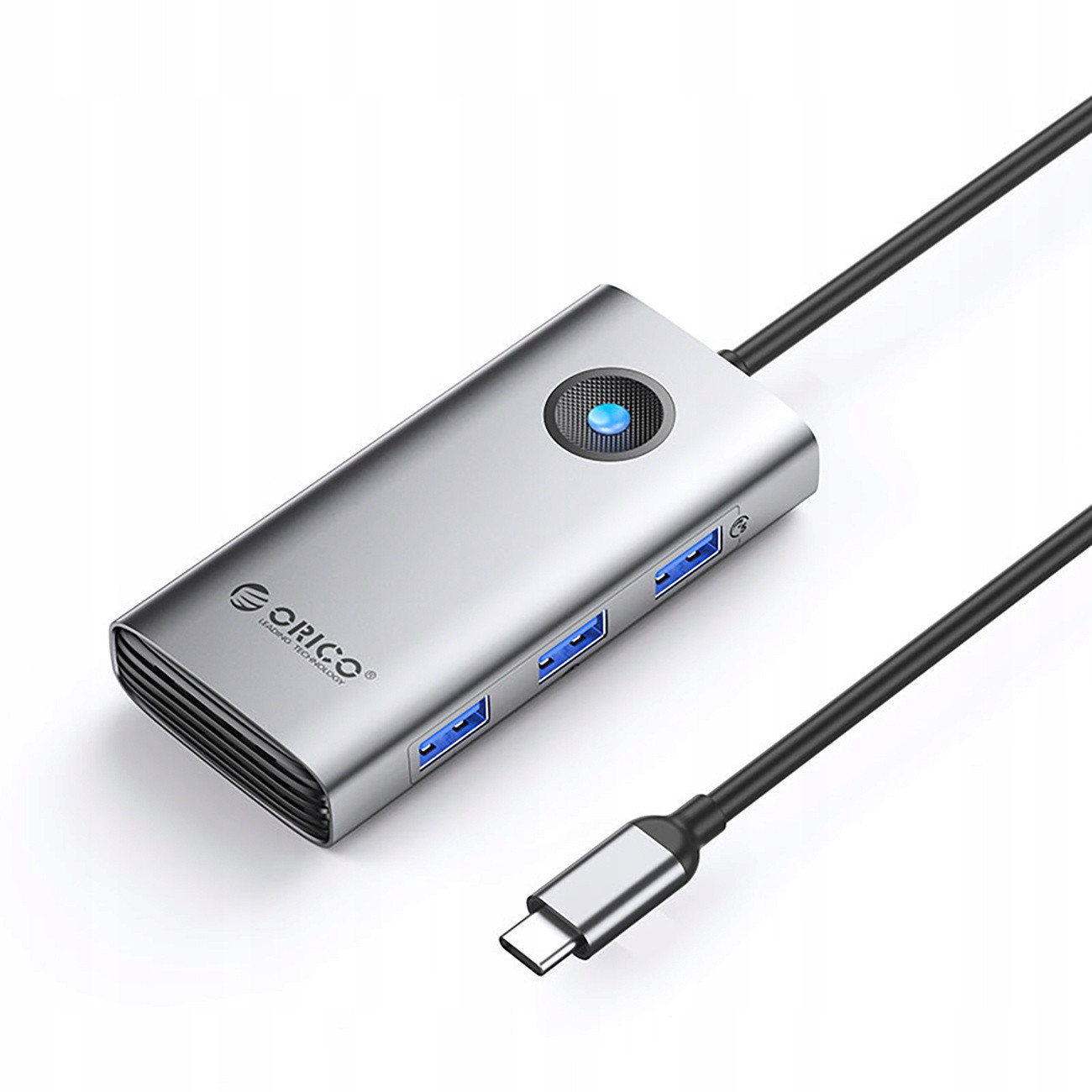 Usb-c hub Orico PW11-6P dokovací stanice 3x Usb-a 3.0 1x Usb-c 2.0 1x Hd