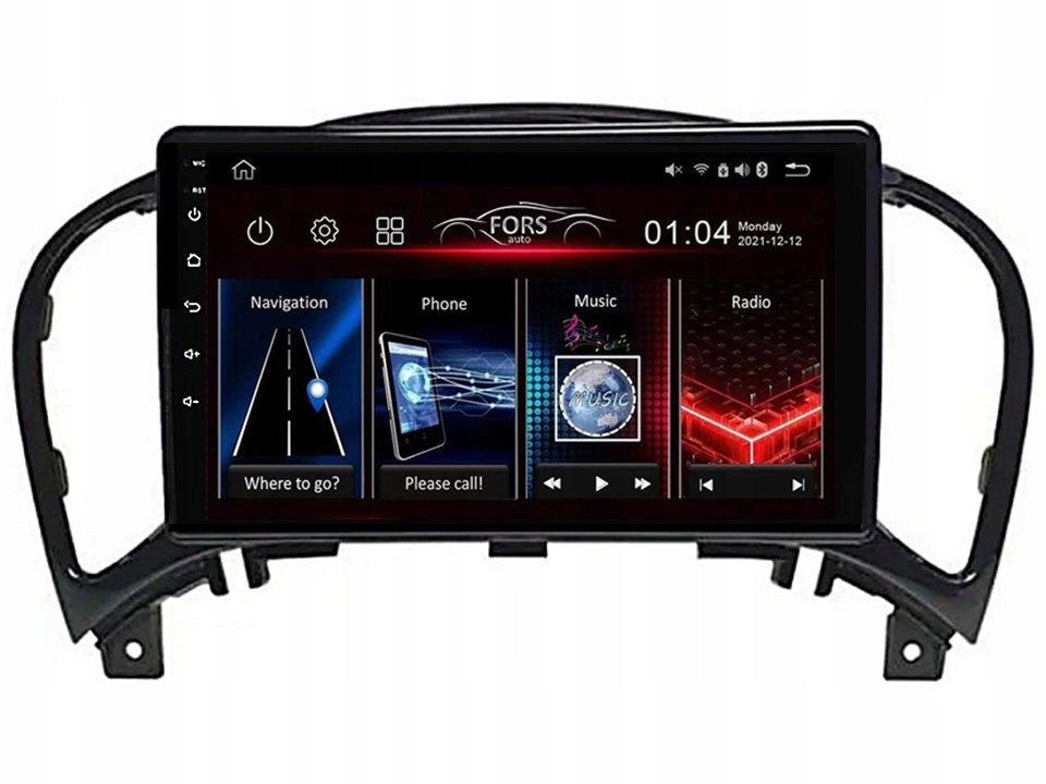 Android rádio FS4-Max Nissan Juke 2011-2016 4/32 Carplay AndroidAuto 2K Dsp