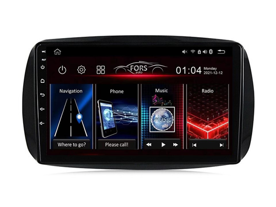 Android rádio FS1-Lite Smart Fortwo 2015-2018