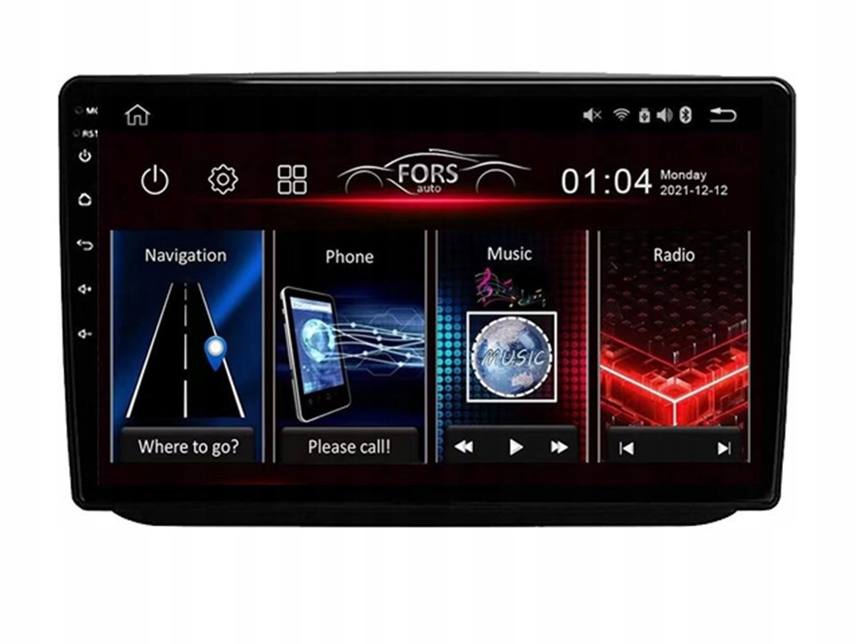 Android rádio FS-Max4 Fabia 2007-2014 4/32 CarPlay Android Auto 8-core