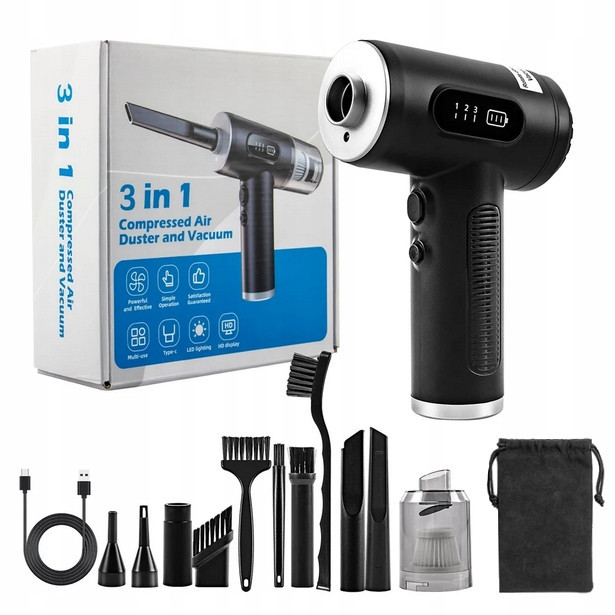 Elektrický Foukač Vysavač Kompresor Na Prach A Stlačený Vzduch Agog