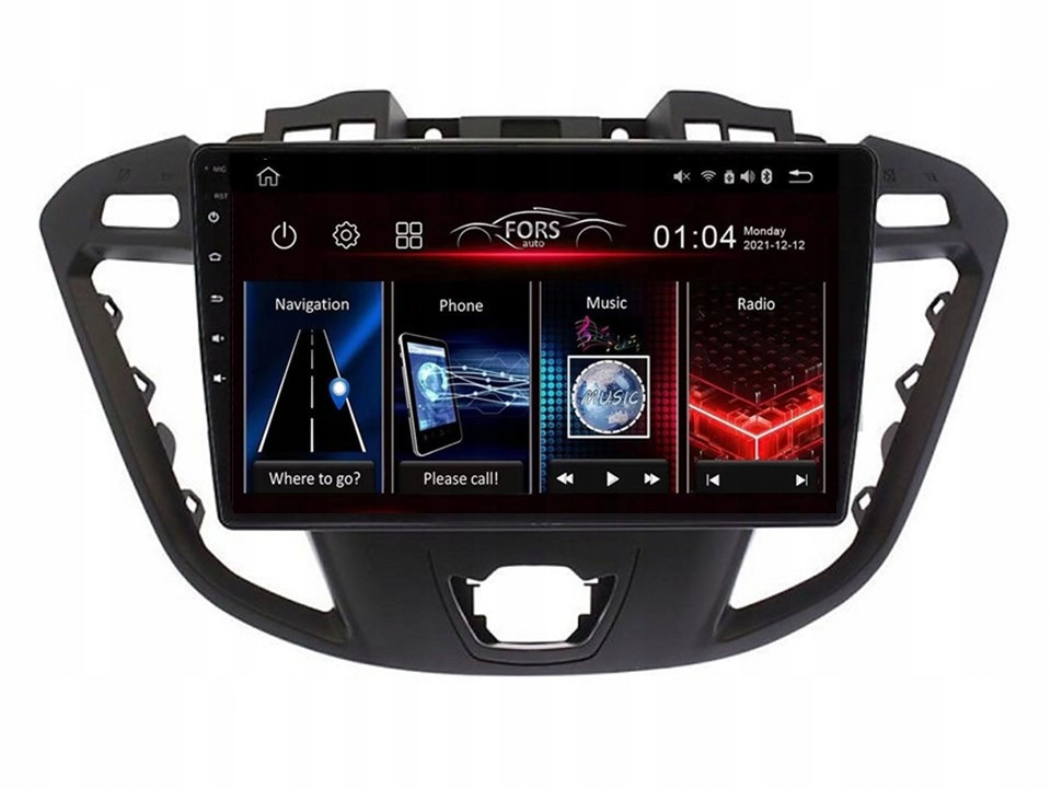 Rádio Android FS-Max4 Transit Tourneo 2017 4/32 CarPlay Android Auto 8jádrový