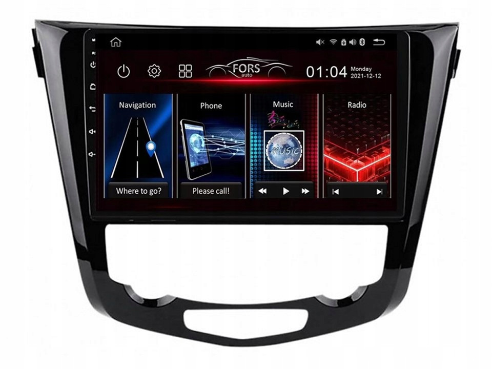 Android rádio FS1-Lite Nissan X-trail Qashqai (Auto Ac) 2013-2017