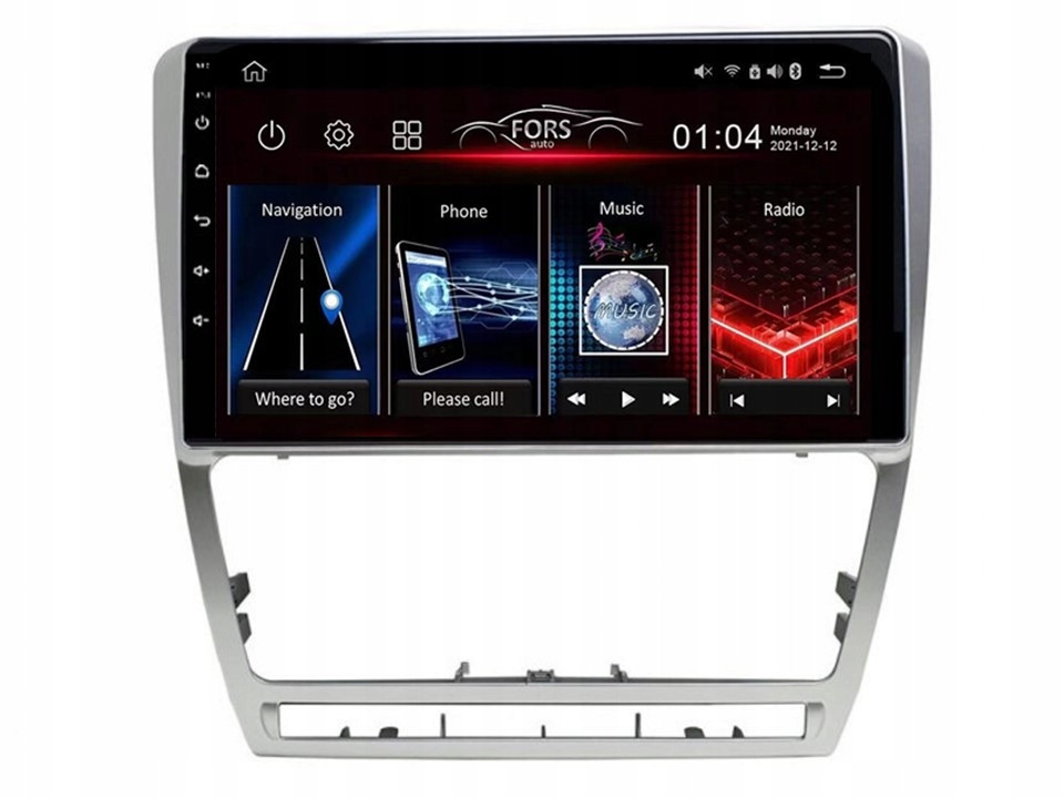 Android rádio FS2-Ultra Octavia A5 2004-2014 2/32GB, CarPlay Android Auto