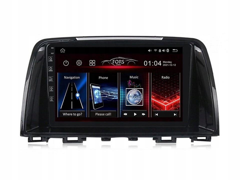 Android rádio FS-Max4 Mazda 6 Atenza 4/32 CarPlay Android Auto 8-core