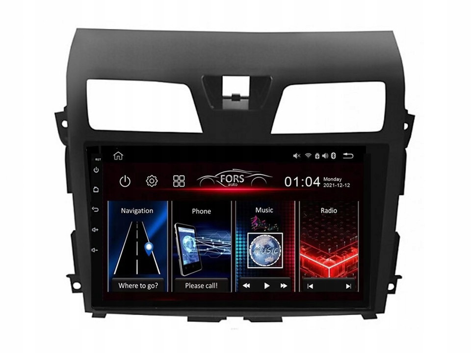 Rádio Android FS-Max4 Nissan Teana Altima 4/32 CarPlay Android Auto 8jádrové