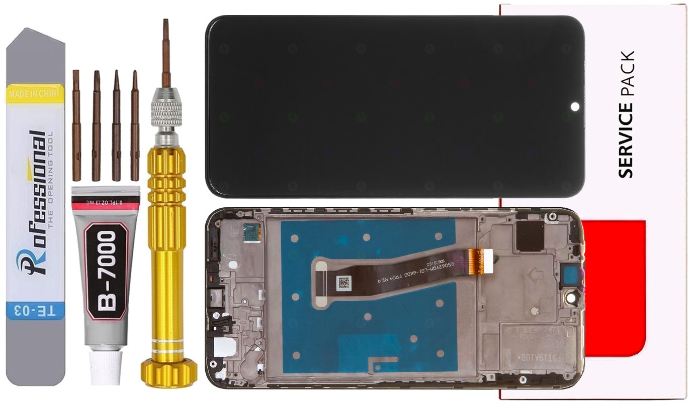 Displej Pro Huawei P Smart 2019 Originální LCD Obrazovka Rámeček