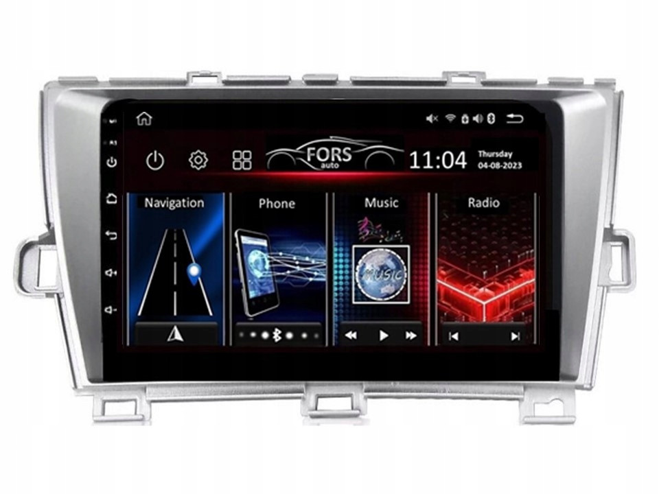 Android rádio FS-Max4 Prius 2009-2013 4/32 CarPlay Android Auto 8-core