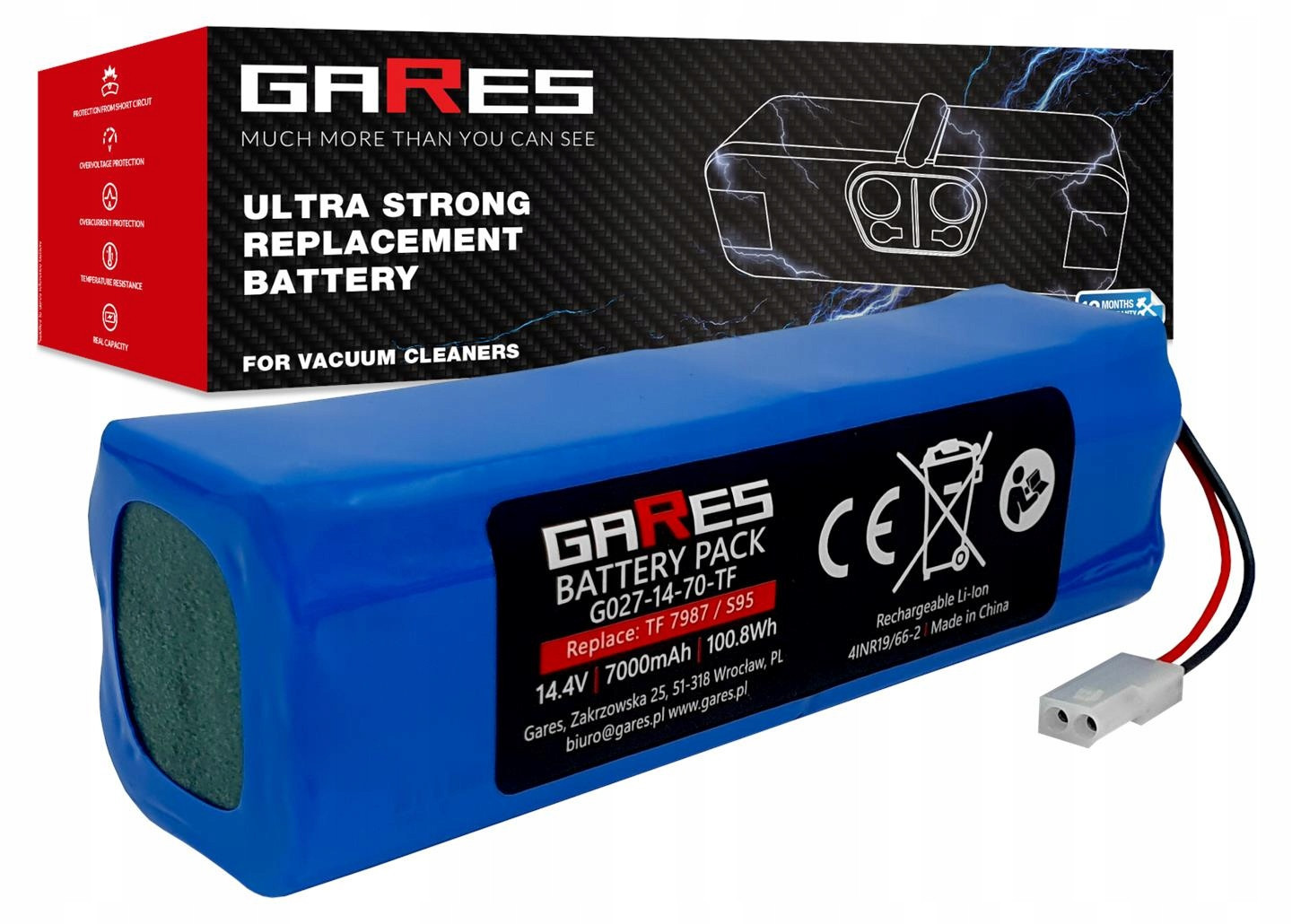 Baterie Akumulátor pro Viomi V3 Max 14,4V 7Ah