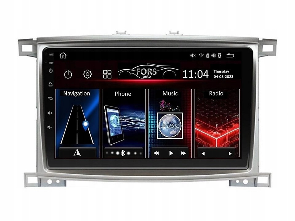 Android rádio FS4-Max Cruiser 100 2003-2008 4/32 Carplay AndroidAuto 2K Dsp