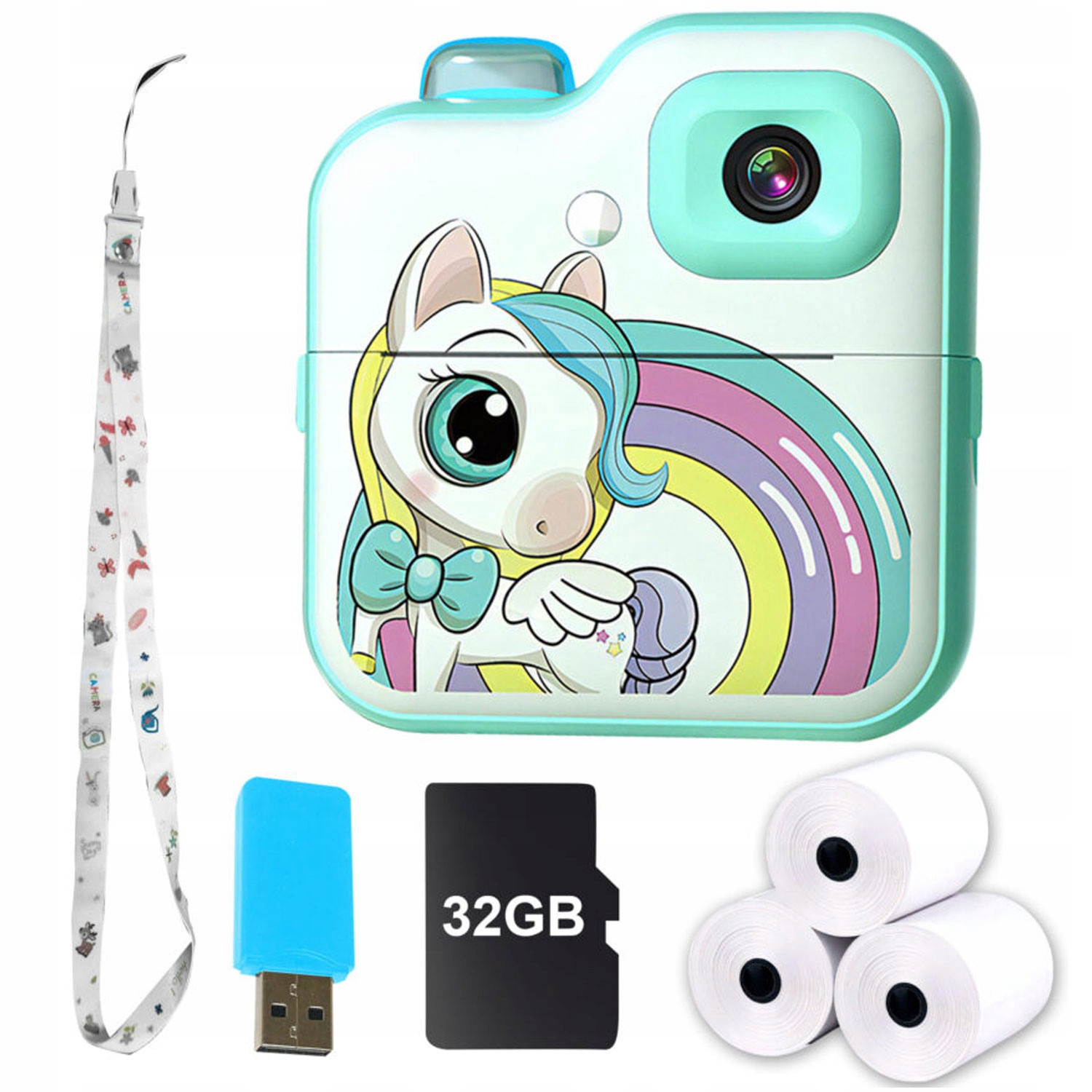 Fotoaparát Okamžitý Tisk Mini Tiskárna kamera hry pro děti